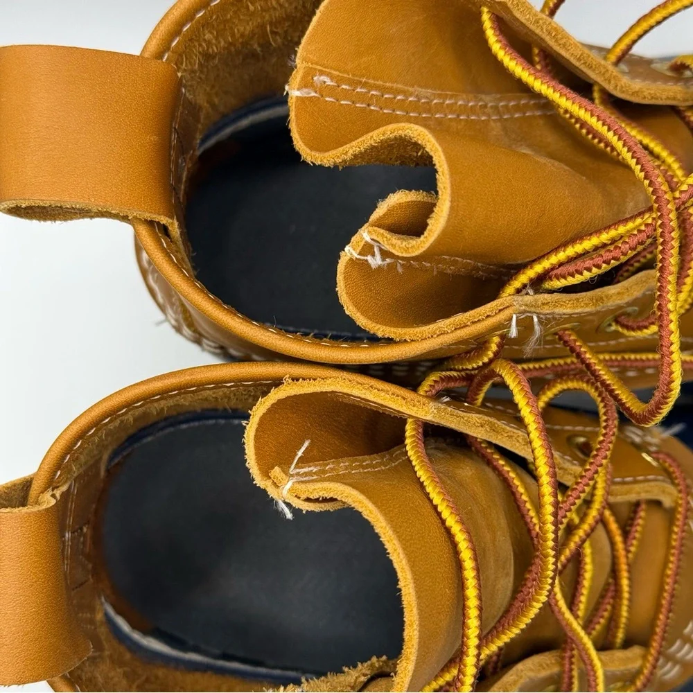 LL‎ Bean Boots Women’s Size 5W (A W) Like New Condition Unlined Navy Foot Rain